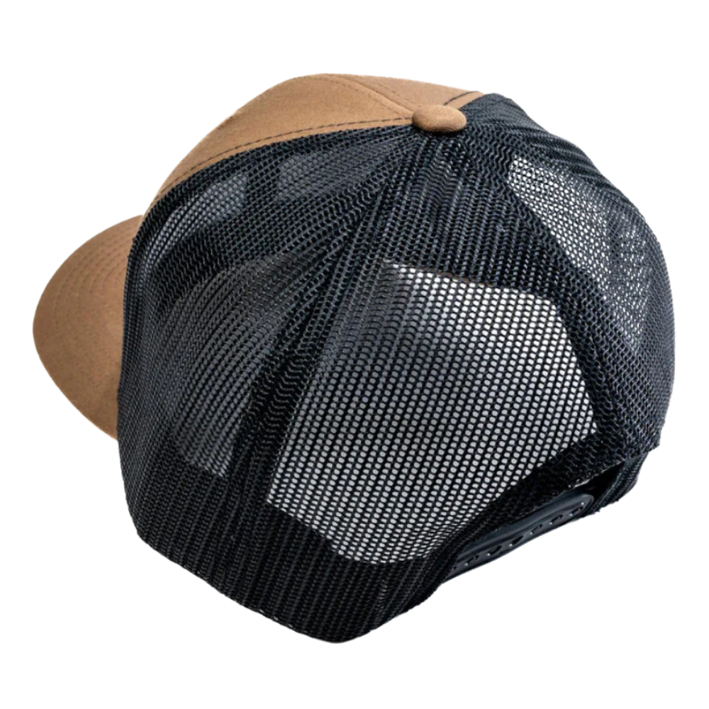 R 112 Trucker Hats 6 Panel Gorras Leather Logo Patch Structured Cap Contrast Mesh Color Breathable Plastic Single Row Snapback 5