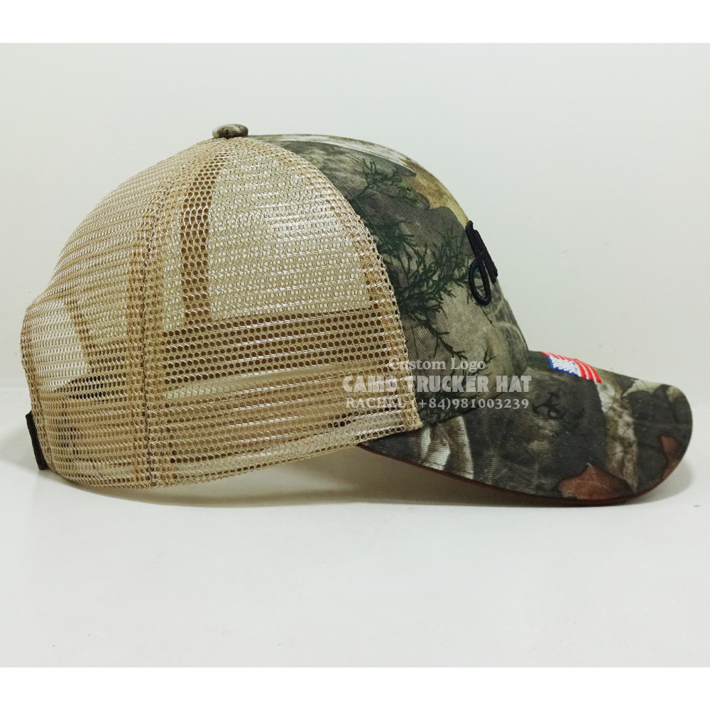 R 112 Trucker Hats Camouflage 6 Panel Gorras Slightly Curved Brim American Styles Adjustable Snapback Outdoor Evenrs Vietnam OEM 5