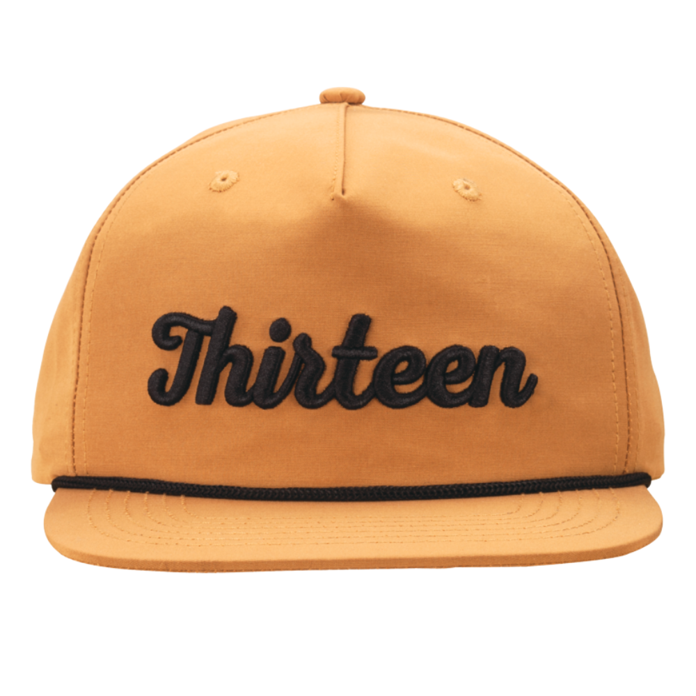 R 256 Rope Hat 5 Panel Snapback 3D Embroidered Logo Unstructured Contrast Color Adjustable Single Row Plastic Buckle Wholesale 2