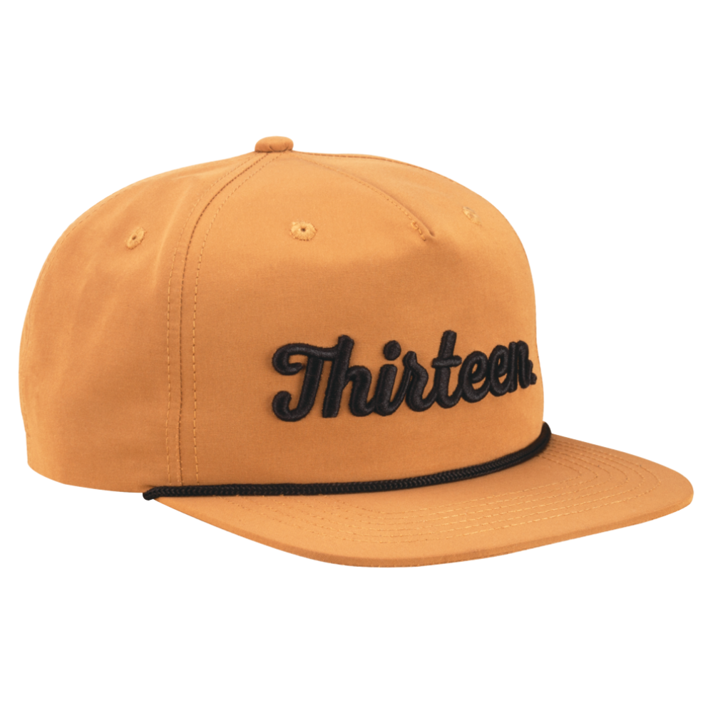 R 256 Rope Hat 5 Panel Snapback 3D Embroidered Logo Unstructured Contrast Color Adjustable Single Row Plastic Buckle Wholesale 4