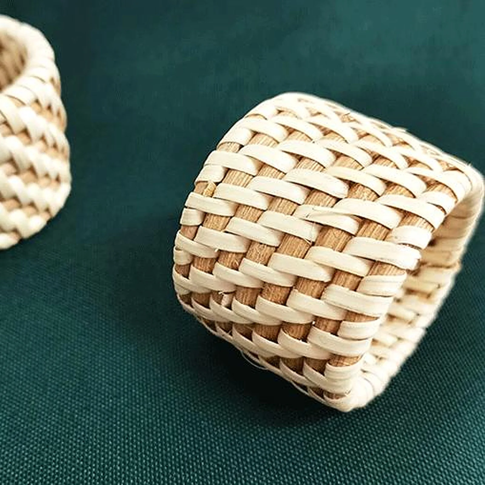 Rattan Napkin Ring Made in Vietnam Eco-friendly material for home and tableware decoration Wholesale 2