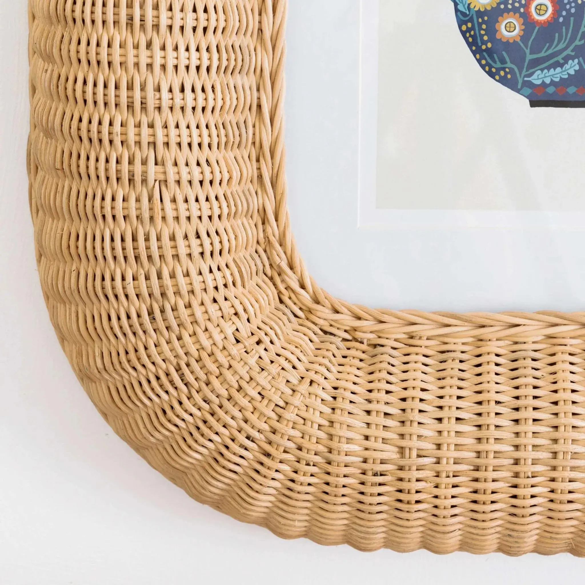 Rattan Photo Frame Made In Vietnam Eco-friendly material used for Home decoration Picture frames Wholesale 3