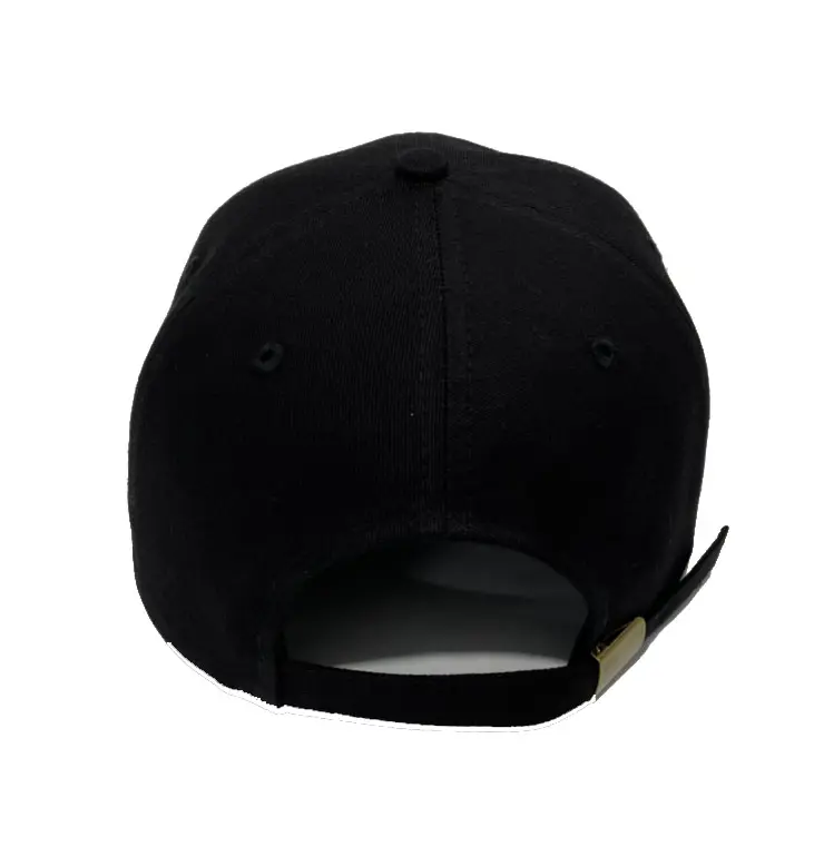 Red and Black Color 6-Panel High Quality 2D Embroidery Low Profile 65% Cotton and 35% Polyester Baseball Cap in Vietnam Factory 6