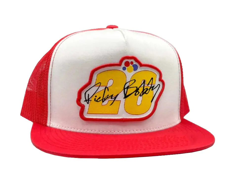Red/White Color Wholesale Products Trucker Hat Custom Logo 5-Panel Flat Brim High Quality High Profile Mesh Back Cap Trucker Hat 2