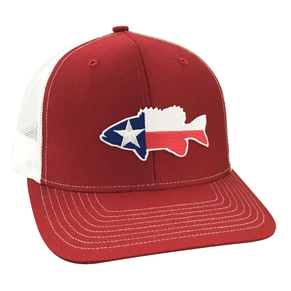 Red/White Trucker Hat 6 Panel Embroidered Patch Logo R 112 Gorras Caps Adjustable Single Row Buckle Snapback Closure Wholesale 2