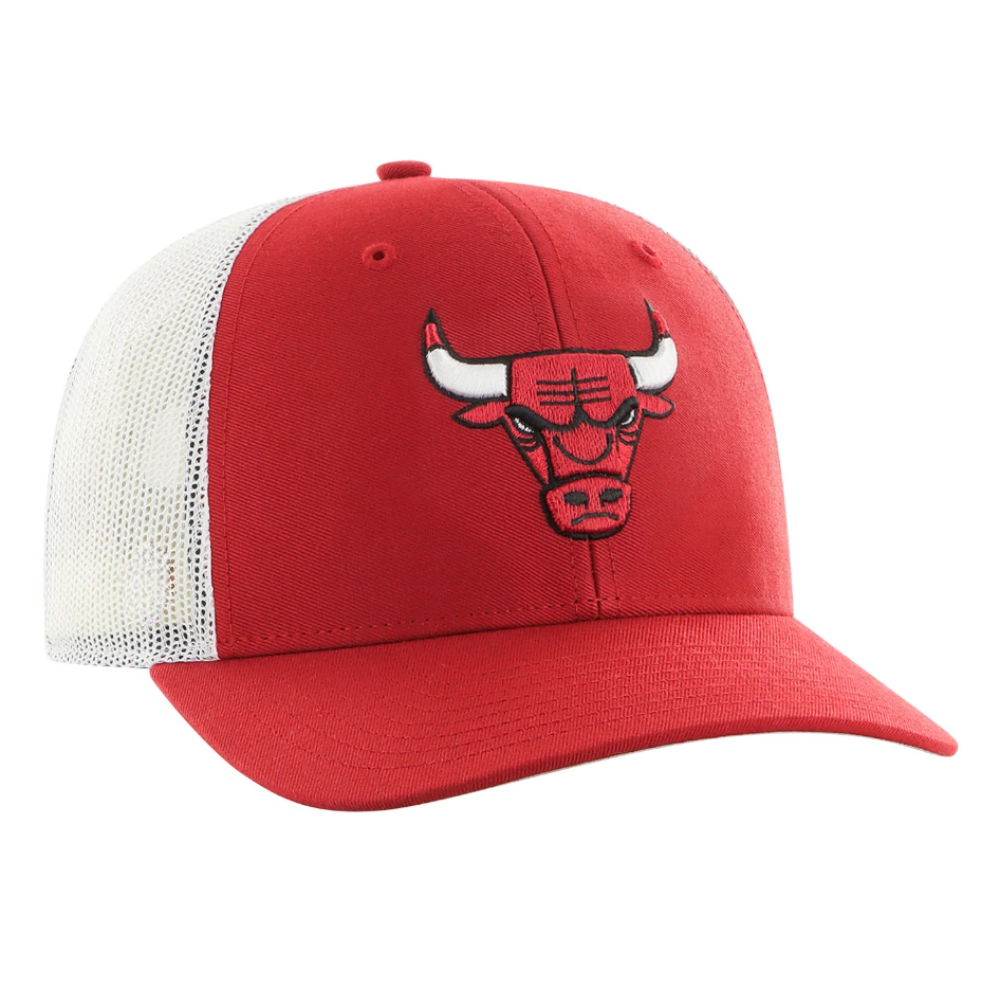 Red/White Trucker Hat 6 Panel Embroidered Patch Logo R 112 Gorras Caps Adjustable Single Row Buckle Snapback Closure Wholesale 3