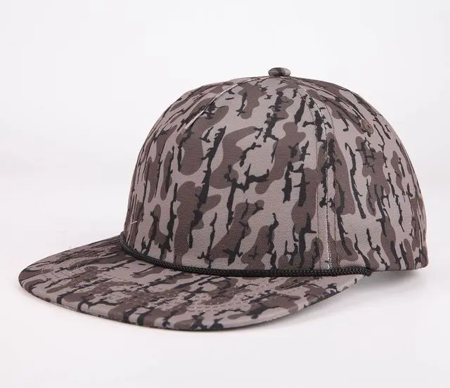 Ri 256 Old School Camo High Quality Snapback Cap Custom Logo Wholesale Ducks Camo Hip Hop Fashion Promotional Sports Cap 2