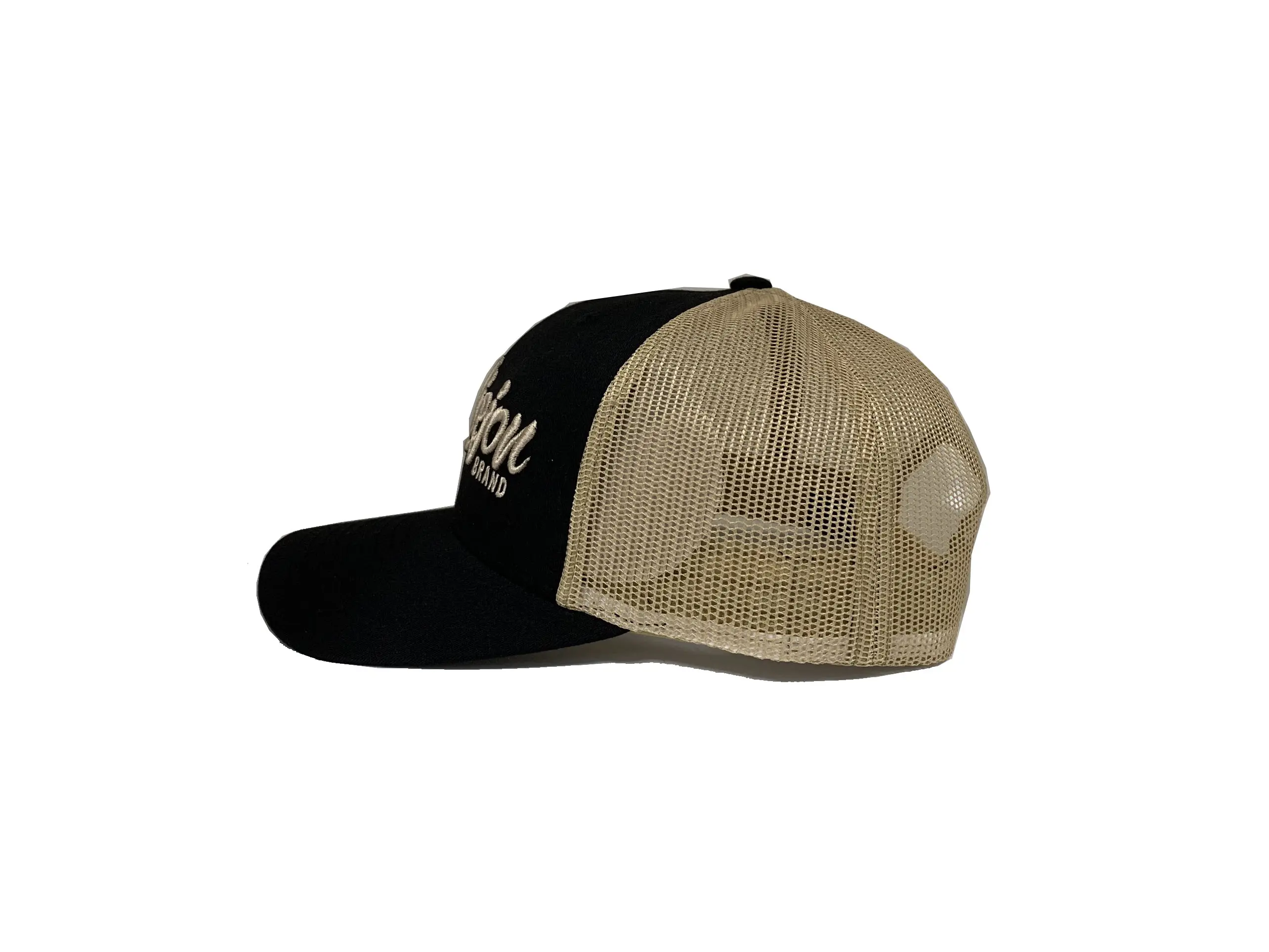 Richardson 112 Embroidery Logo Trucker Hat Custom 3D Logo Embroidery Snapback Caps Khaki Mesh High Quality 3
