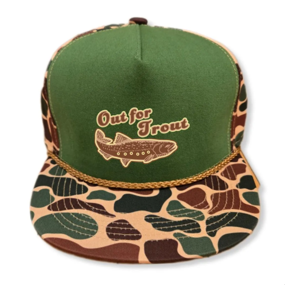 Rope Hat Camouflage Snapback 5 Panel Caps Gorras Flat Brim Print Logo Fishing Pattern Plastic Single Row Buckle Snapback Unisex 3