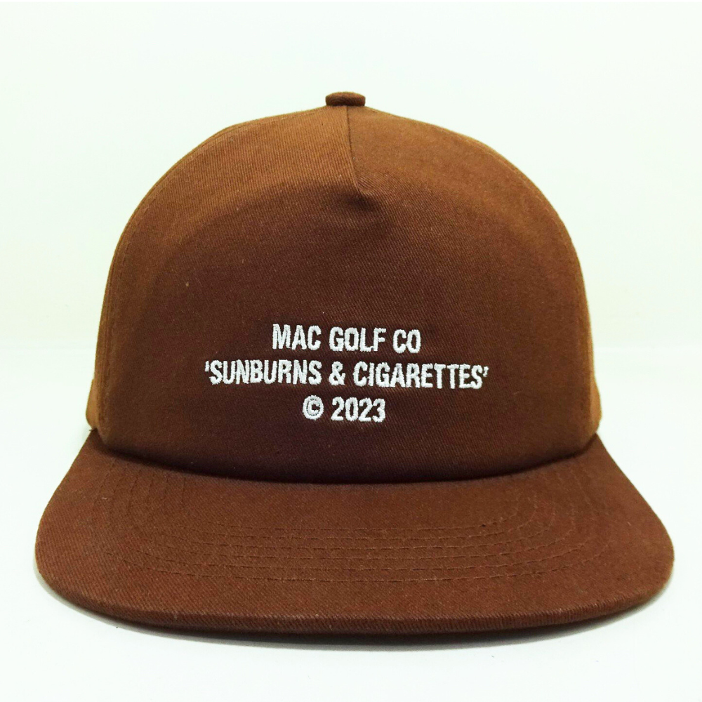 Rope Hats Brown Snapback 5 Panel Gorras Structured Embroidered Logo On Front And Left Side Printed Inner Tape Label On Sweatband 3