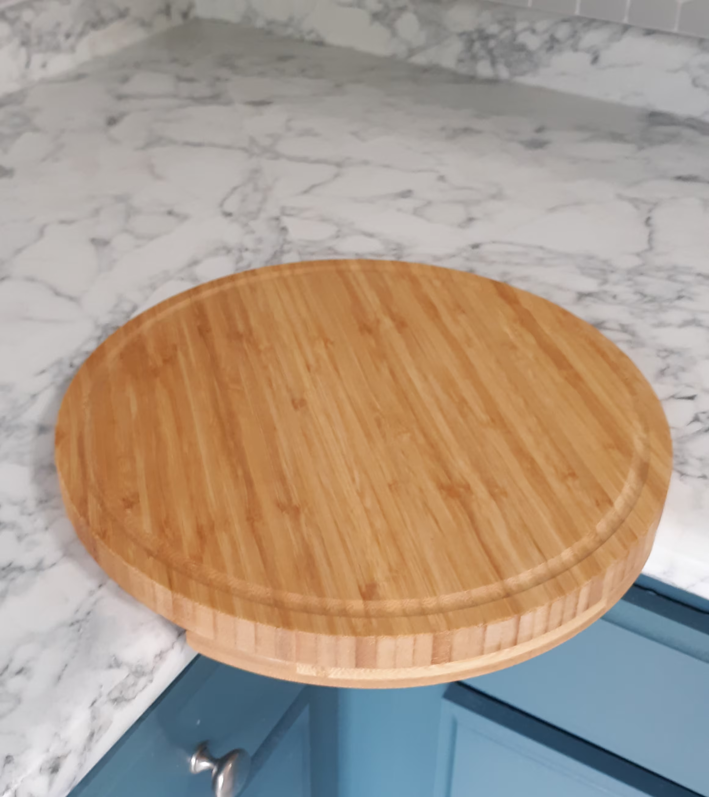 Round Compact Bamboo Corner Cutting Board Safe for health and aesthetics Vietnamese handmade products wholesale. 6