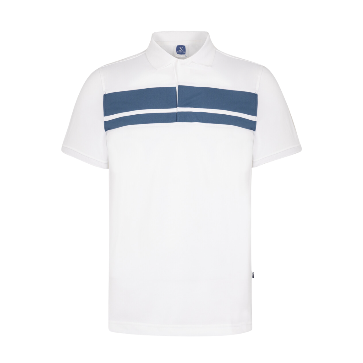 Polo Shirt With Contrast Panel 1 Color At Across The Front Chest Men Polo Shirts New Arrival Polo Shirts For Men 3