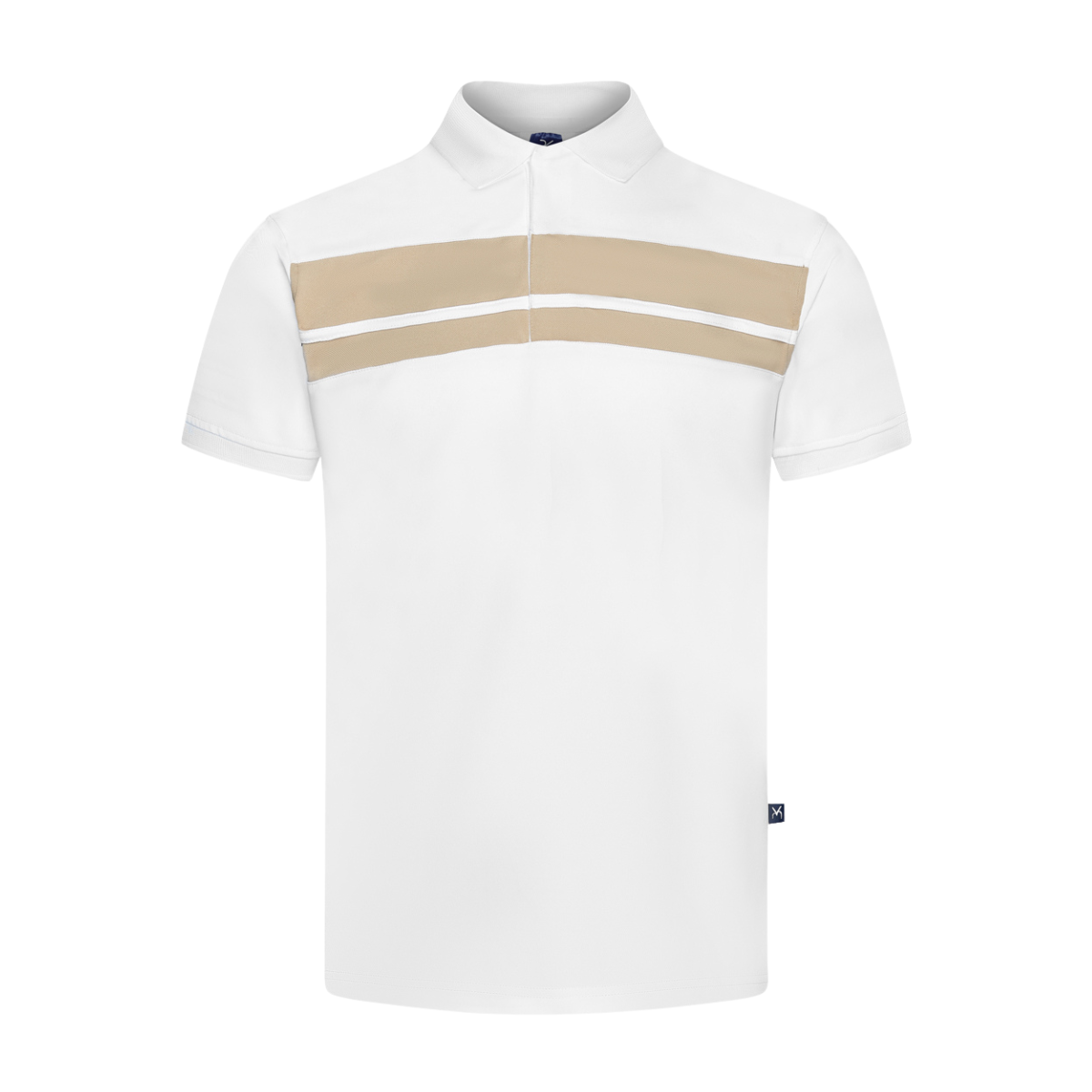 Polo Shirt With Contrast Panel 1 Color At Across The Front Chest Men Polo Shirts New Arrival Polo Shirts For Men 4