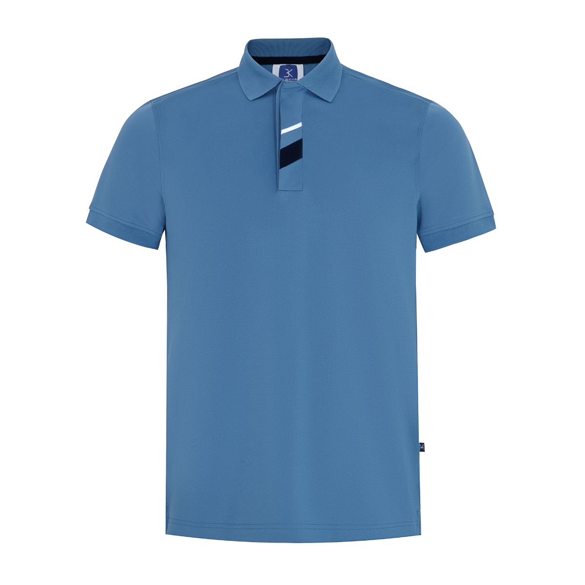 Polyester Spandex Regular-Fit Polo Shirt With Contrast 2 Lines At The Placket Men Polo Shirts New Arrival Polo Shirts For Men 3