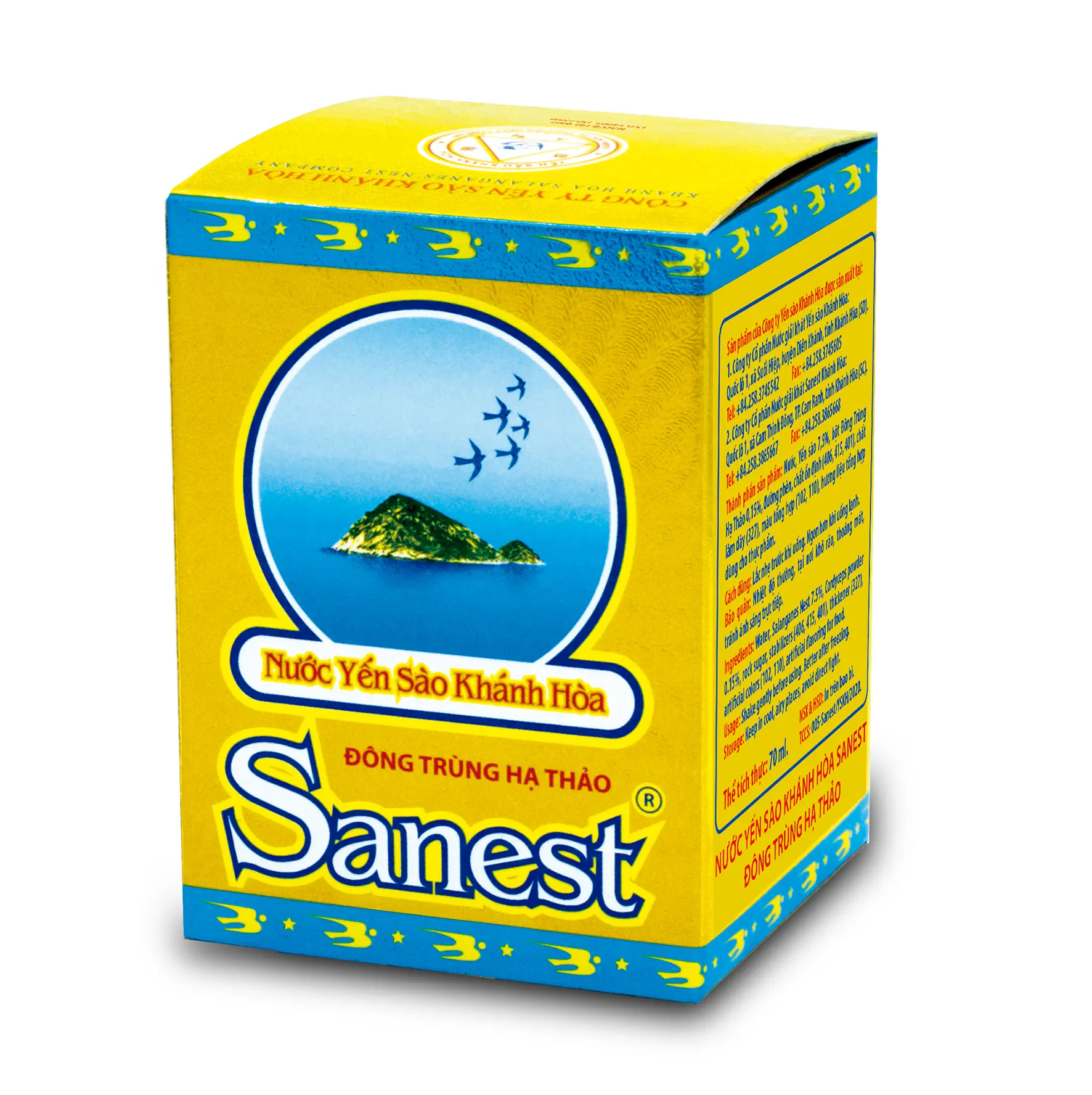Bird's Nest Drink With Cordyceps Top sale Precious Food using for drinking ISO packing in jar Made in Vietnam Manufacturer 1
