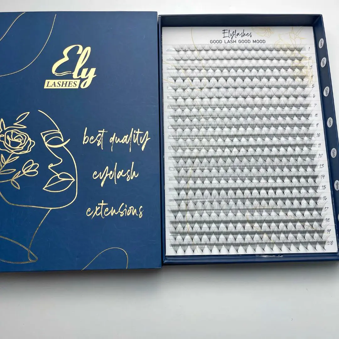 Bulk Single Lash Trays Cashmere Individual Eyelash Extension 25mm Volume Las Supplies Wholesale Mink Korean Silk OEM 5