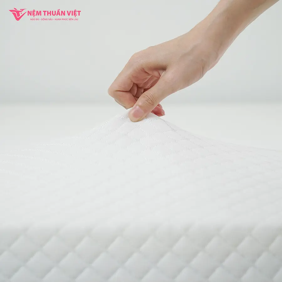 28cm OEM 11In Dunlop Best Ergonomic Natural Orthopedic Double Cooling Mattress Full Size Memory Foam Bedroom Use Hotels Villas 6
