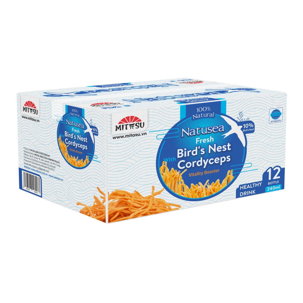 Fresh Bird'S Nest With Cordyceps Professional Team Rock Sugar Puree Mitasu Jsc Carton Box Vietnam Manufacturer 8