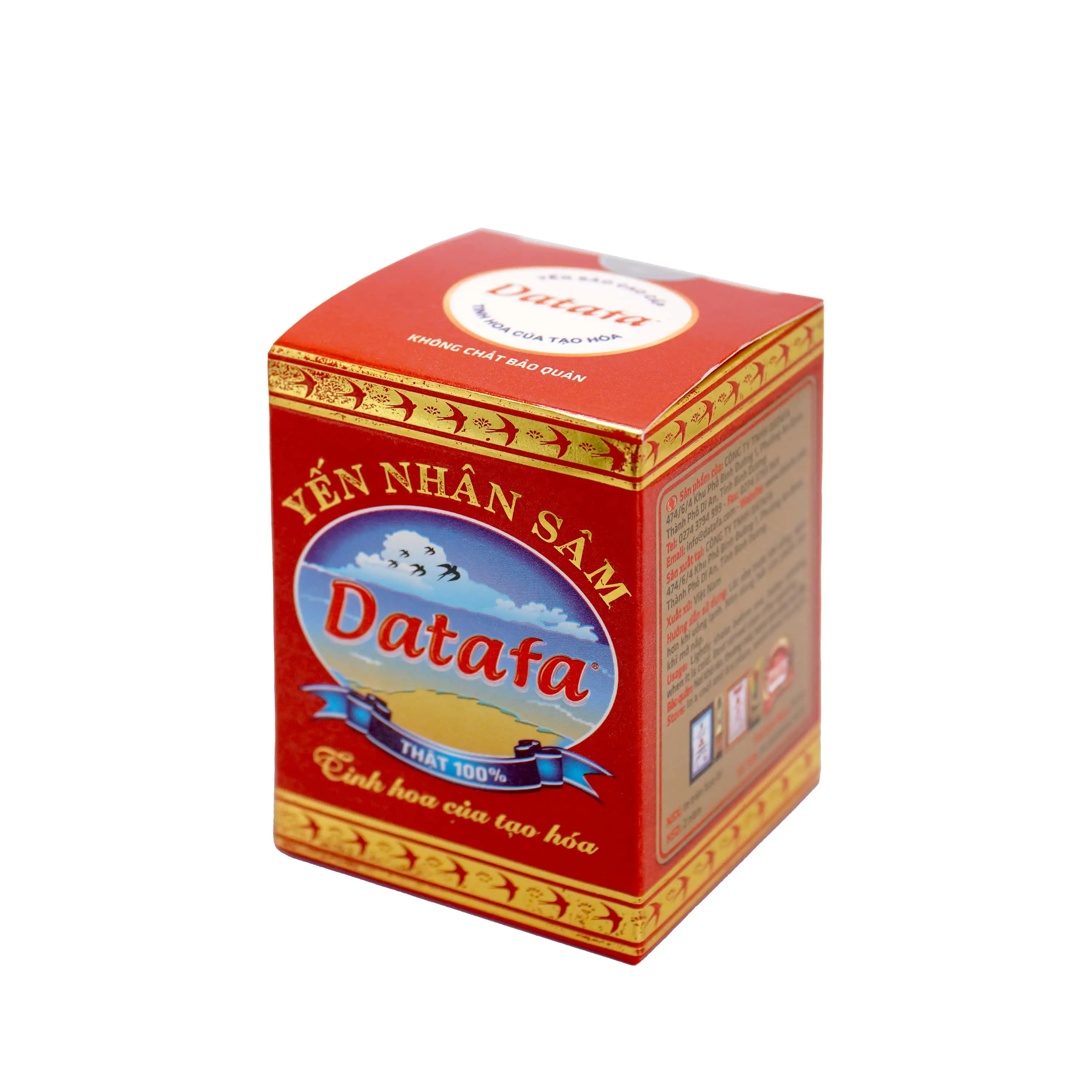 High Quality Nutritious DATAFA Bird's Nest with Ginseng Using For Drinking ISO HACCP Certification Made In Vietnam Manufacturer 7