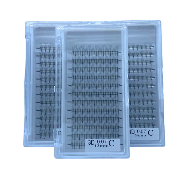 3D Volume Fans 320 fans High Quality Professional Pre Made Fan Eyelashes From Vietnam Best Supplier  6