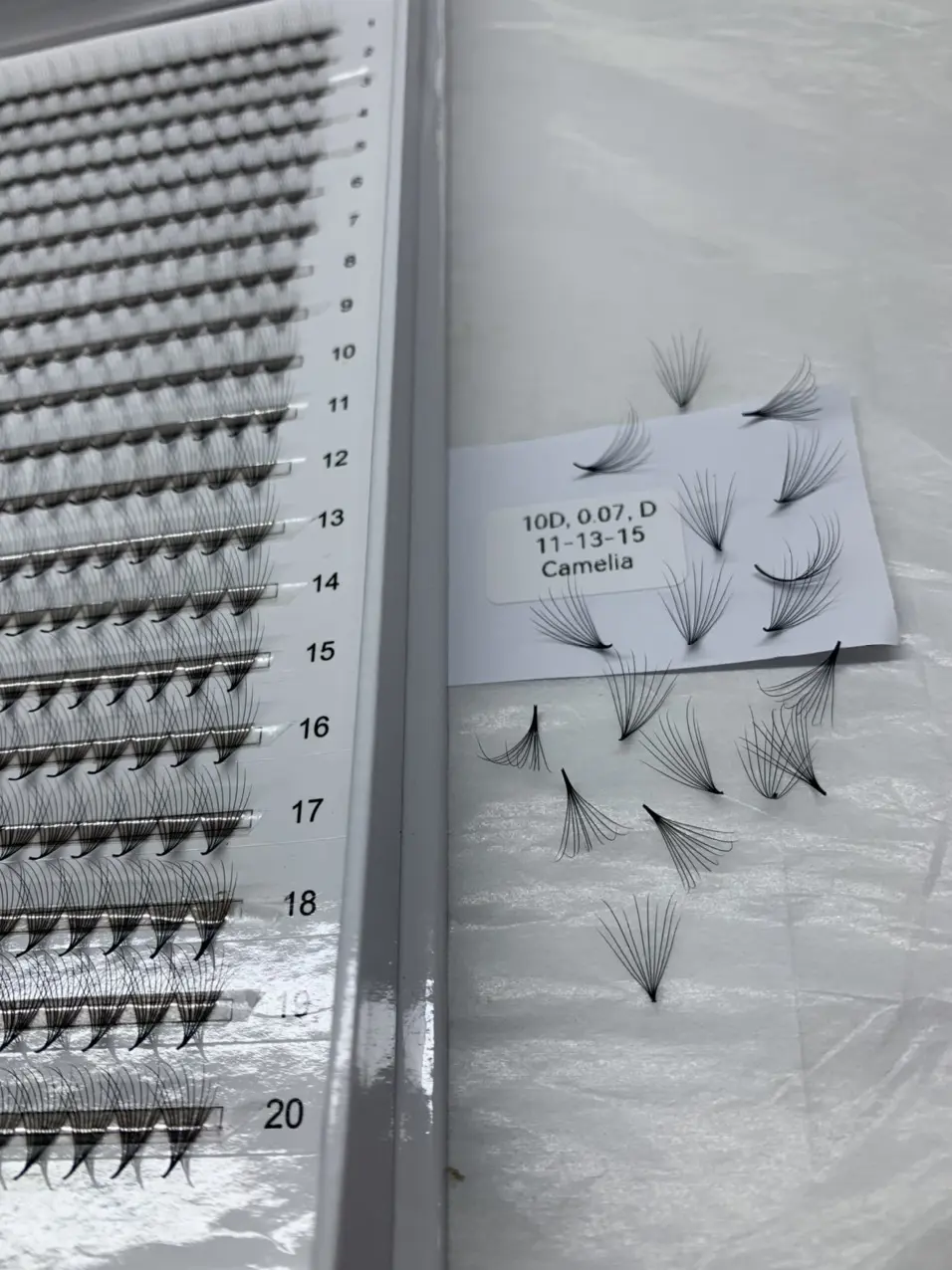 Promade fans tray XL XXL from 2D to 9D mink eyelash Wholesale No Irritation using for beauty pack in tray from Vietnam 3