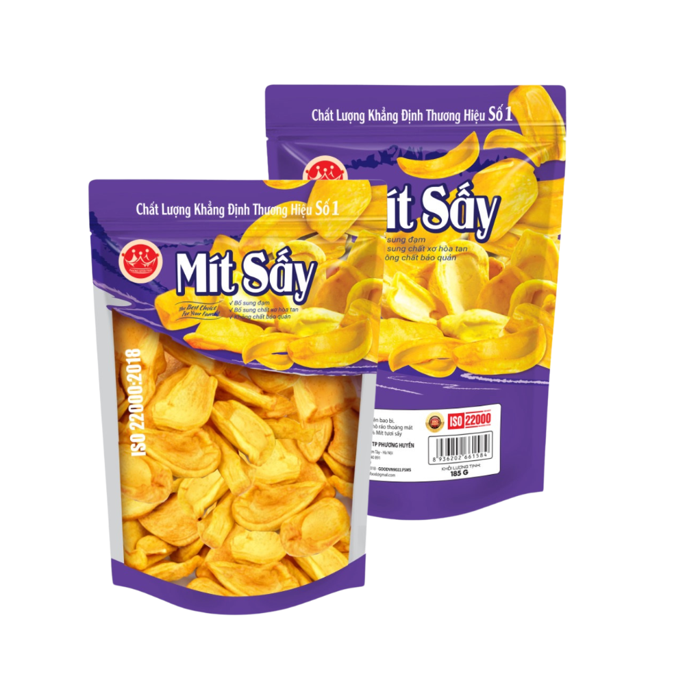 Customized Serviced High Quality Dried Fruits Chips Snack Slice No Sugar Freeze Dried Jackfruit Made in Vietnam 2