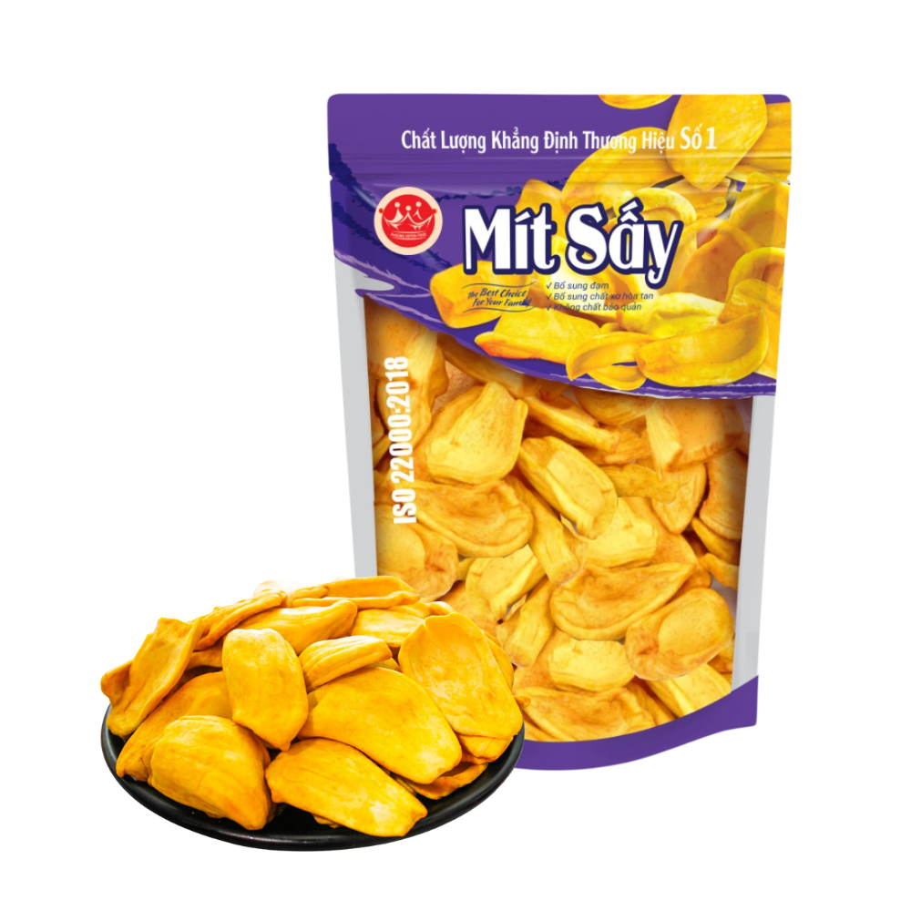 Customized Serviced High Quality Dried Fruits Chips Snack Slice No Sugar Freeze Dried Jackfruit Made in Vietnam 3