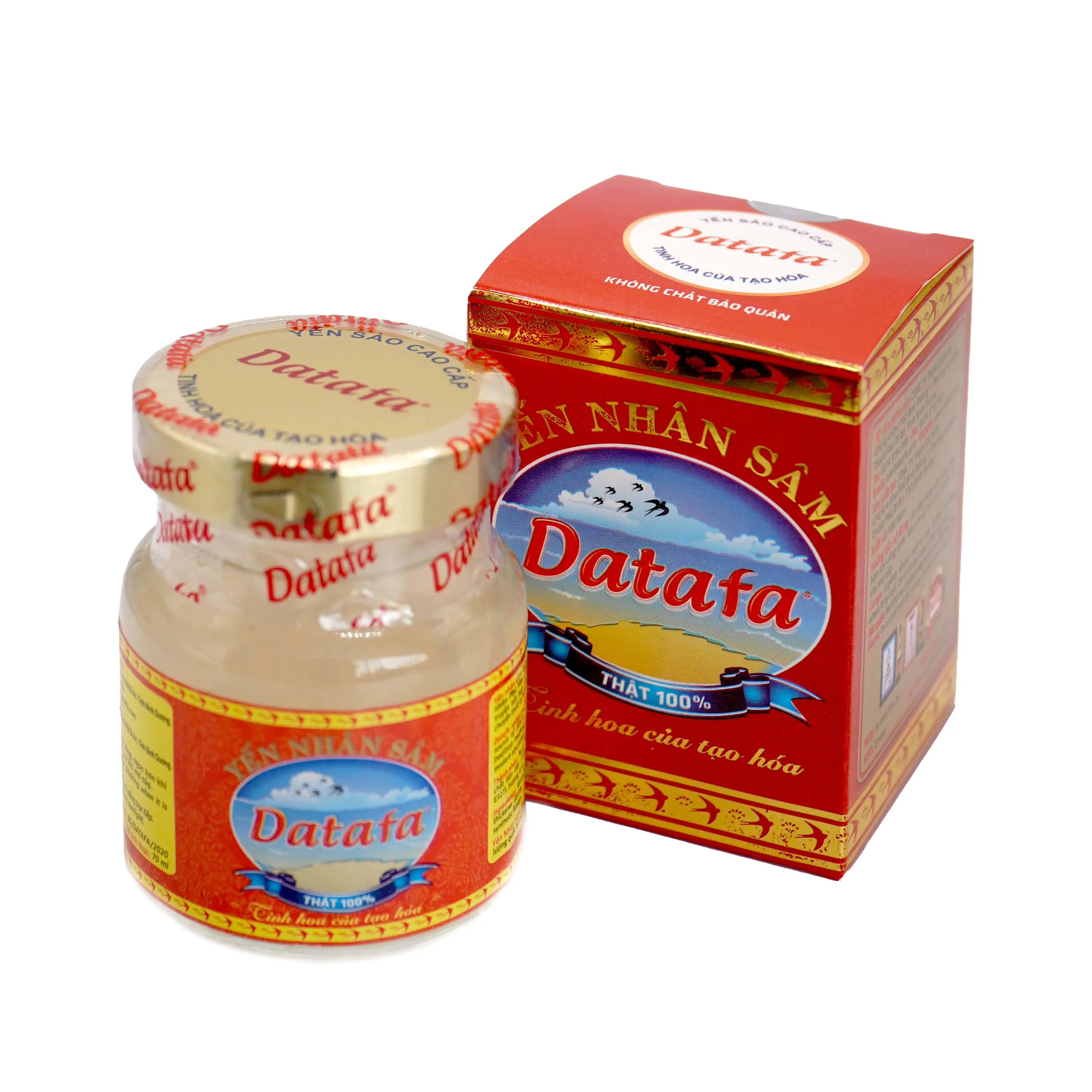 High Quality Nutritious DATAFA Bird's Nest with Ginseng Using For Drinking ISO HACCP Certification Made In Vietnam Manufacturer 4