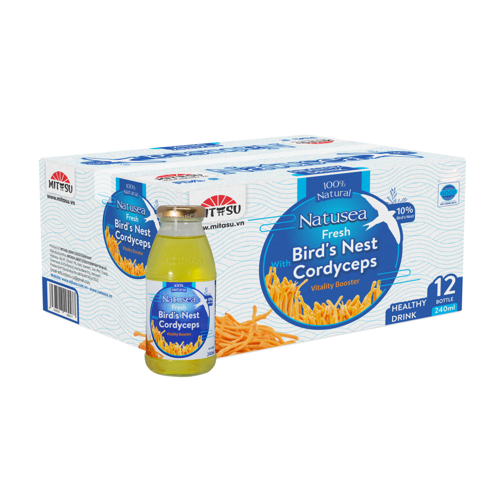 Fresh Bird'S Nest With Cordyceps Professional Team Rock Sugar Puree Mitasu Jsc Carton Box Vietnam Manufacturer 7