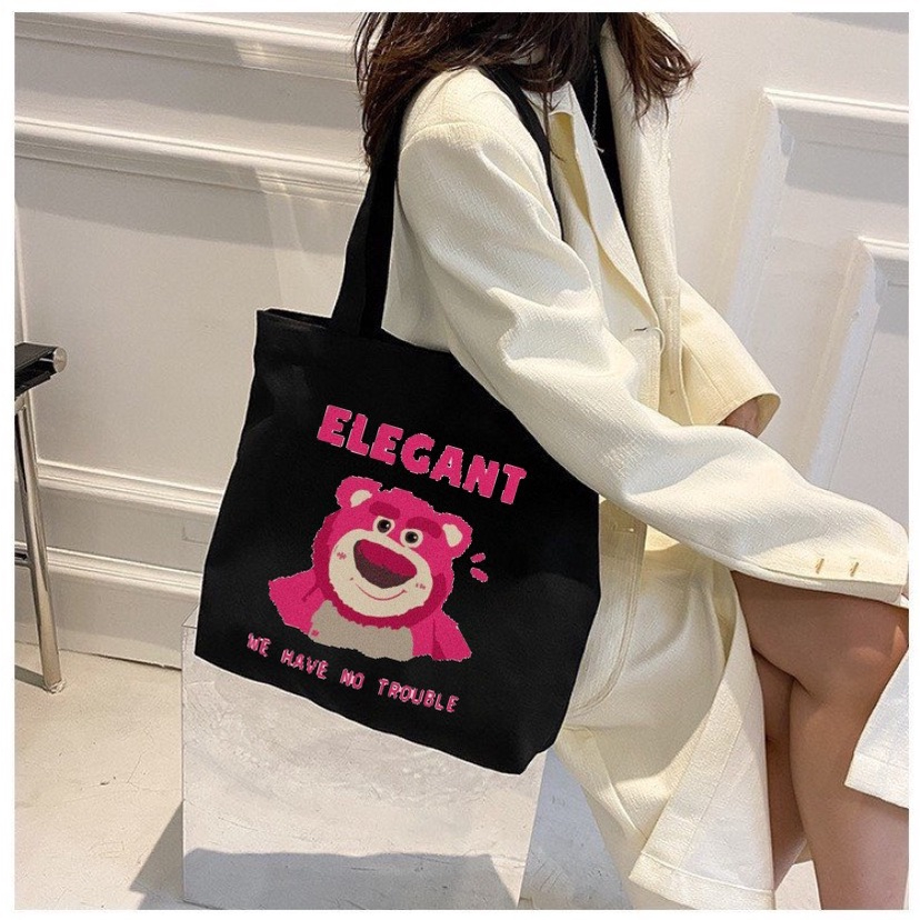 Cotton Canvas Tote Bag Good Quality Handled Style Customized Color Reusable Travel Handle Gift From Vietnam Manufacturer 4