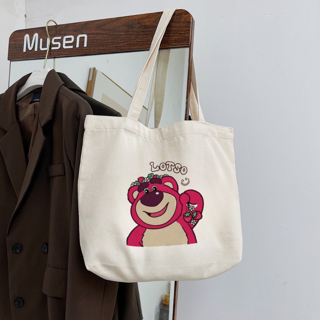 Cotton Canvas Tote Bag Good Quality Handled Style Customized Color Reusable Travel Handle Gift From Vietnam Manufacturer 1