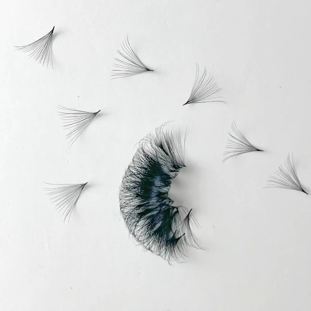 Cashmere Lash Extensions Cashmere Promade Fans 6mm-20mm Mix Tray Synthetic Hair OEM/ODM Thin Base Vietnam Supplier 1