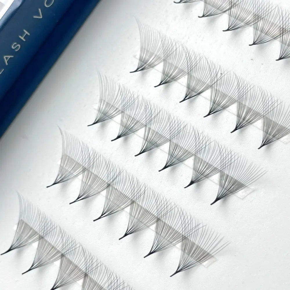 Eyelash Extension Supplies Custom Packaging Thin Base ELYLASHES Supplier Wholesale Loose 1000 Fans Trays 2