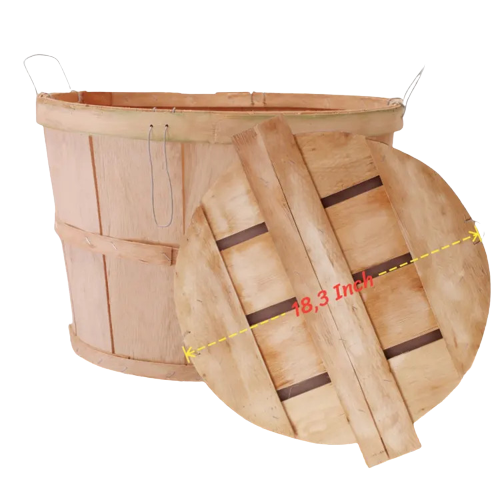 Good Price Wooden Fruit Basket Other Storage Baskets Sustainable Eco-Friendly Material Viet Nam Manufacturer 7