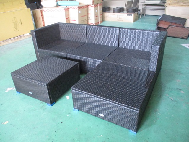 Hot selling Outdoor Wicker Furniture 5PCS Sofa Set-No-Glass VIETNAM Ready to Ship 4