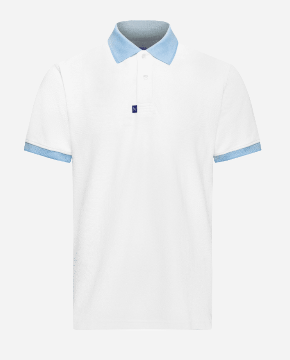 Clothes For Men Cotton Spandex Regular-Fit Polo Shirt with Contrast Collar & The Cuff Men Polo Shirts Shirts For Men 3