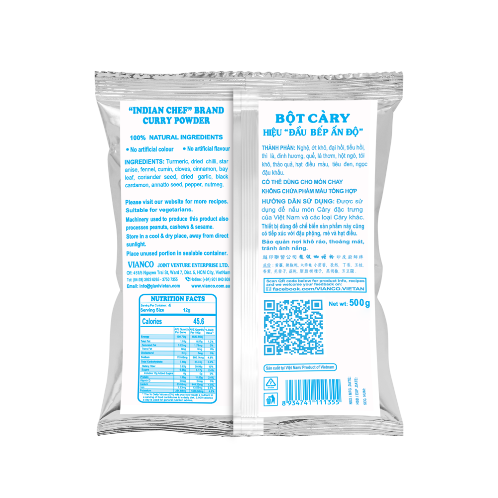 Curry Powder Cheap Price Organic Tasty And Healthy Vianco Iso 22000 2018 Carton Box From Vietnam Manufacturer 1