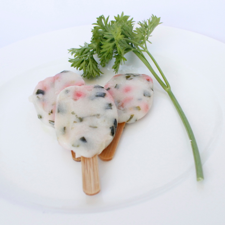 Special Item Skewered Tempura Fish Mixed With Green Onion And Ginger Keep Frozen For All Ages Haccp Vacuum Pack Manufacturer 3