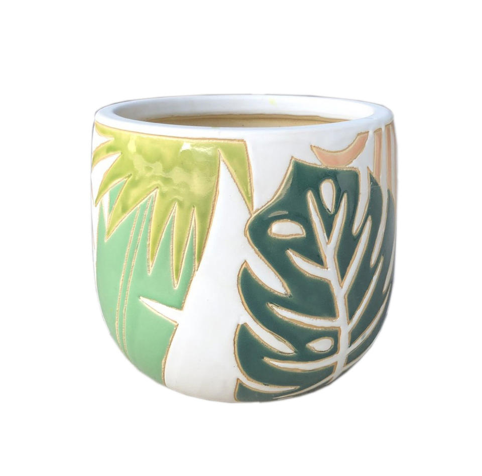 The High Quality Vietnamese Small Glazed Flower Pots With The Modern Style By Ceramic 1