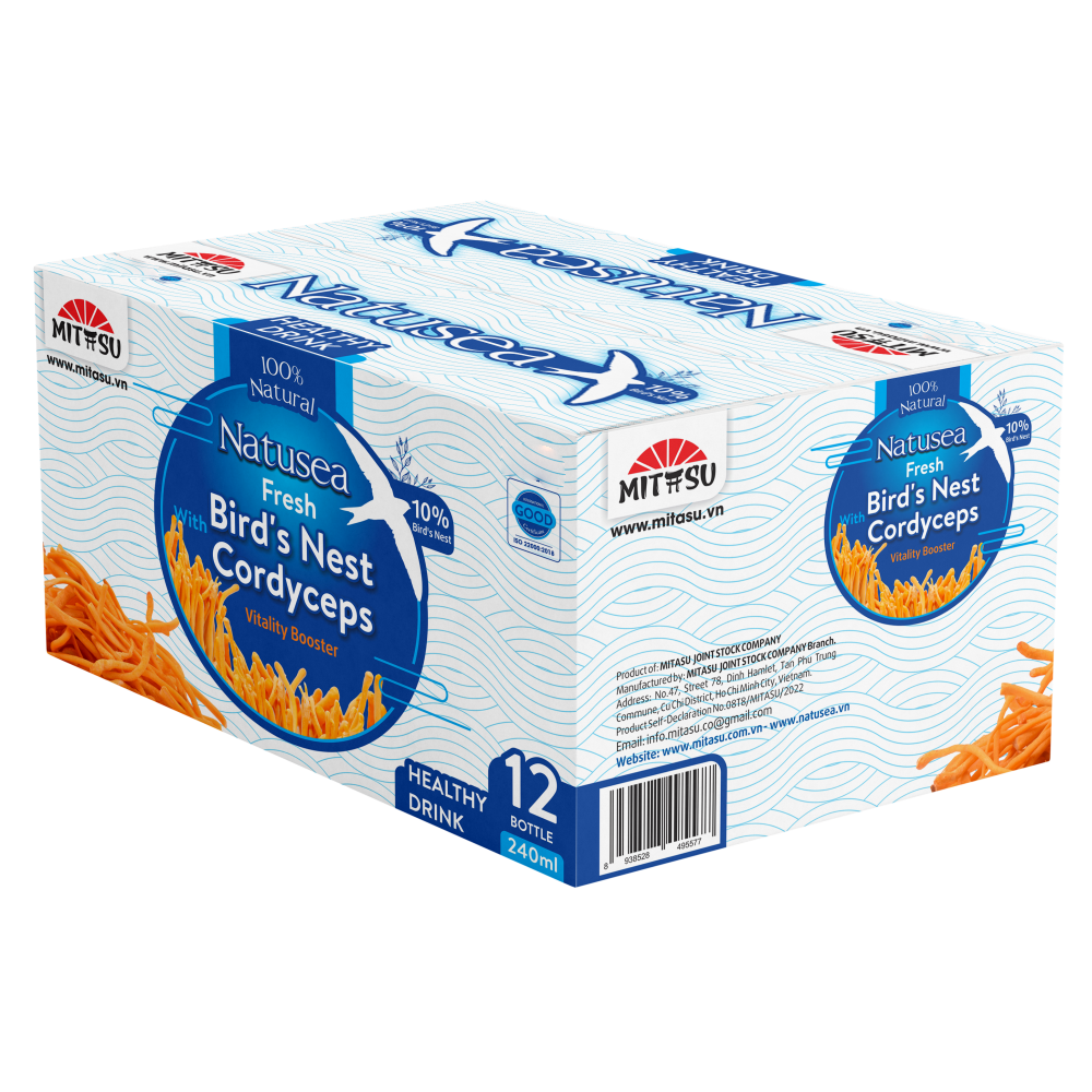 Fresh Bird'S Nest 10% High Quality Collagen Supplement Puree Mitasu Jsc Carton Box Vietnam Manufacturer 3