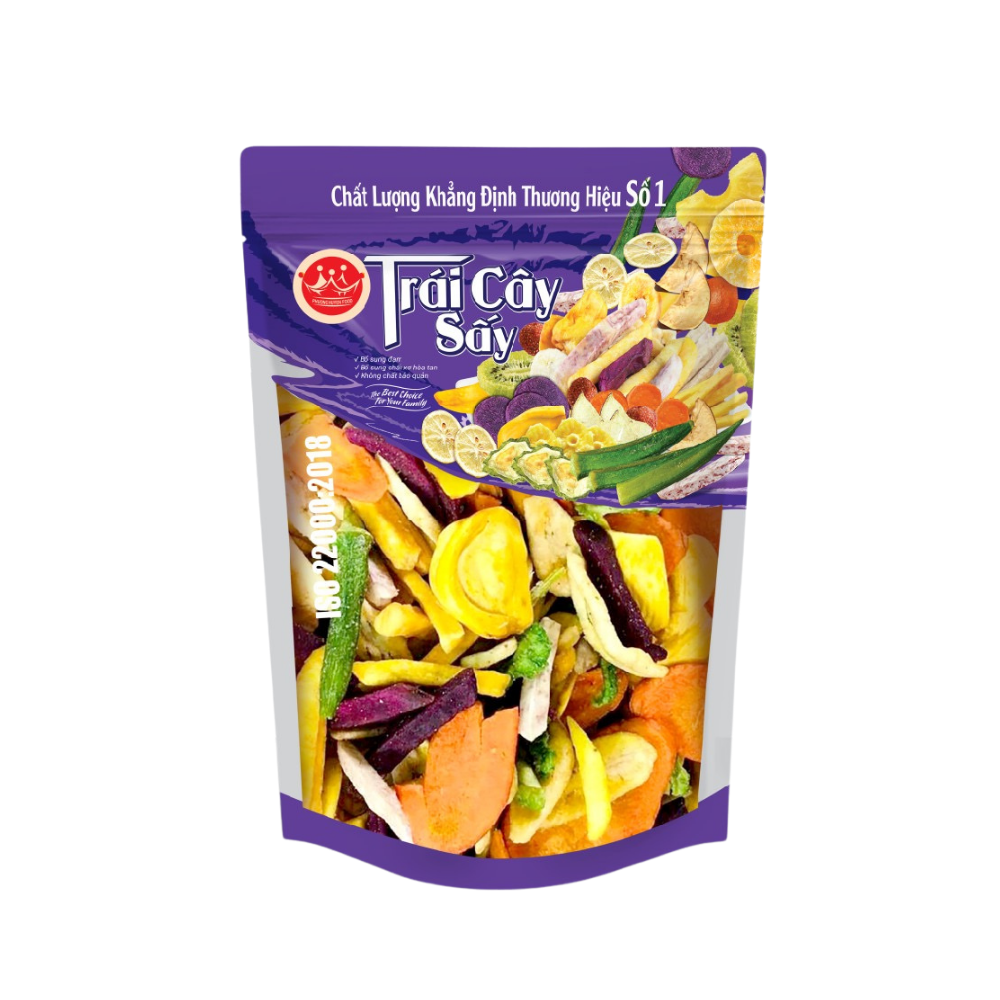 Healthy Food 12 Kinds of Fruits & Vegetables Mixed Freeze Cripsy Snacks Dried Natural Fruits and Vegetables Vietnam Manufacturer 3