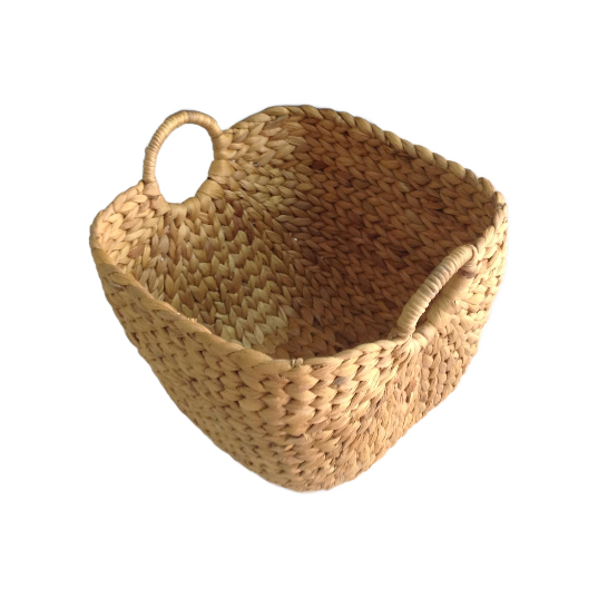 Water Hyacinth Basket Factory Price Customization Handicraft Custom Logo Each One In Poly Bag Vietnamese Manufacturer 3