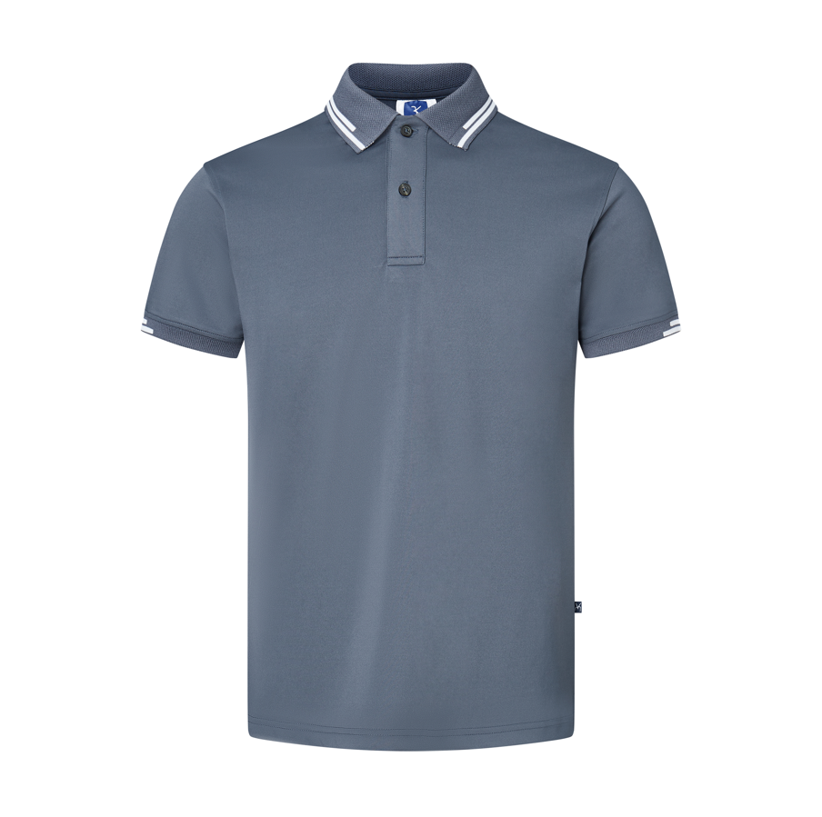 Polo Shirts For Men Polyester Spandex Regular-Fit Polo Shirt with Contrast Stripes Men Polo Shirts Fashionable Clothes For Men 6
