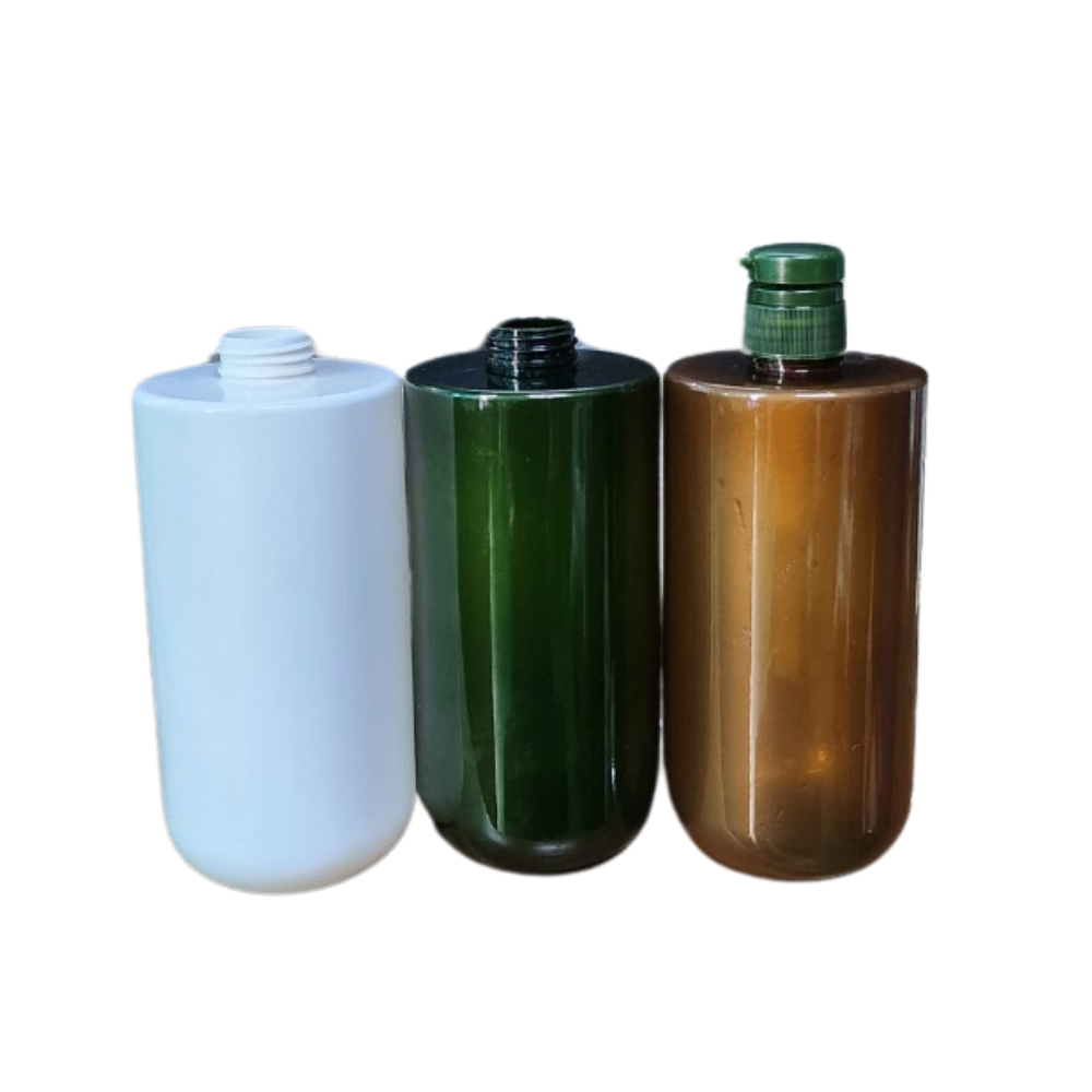 Wholesale 300ml Milky white PET plastic bottle with pump in plastic Made In Vietnam 5