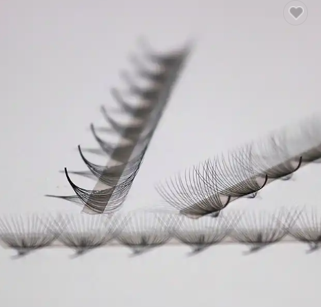 High Quality Environmental friendly Thickness Hand Made ULTRA-SPEED PROMADE FANS NARROW 10D 0.05 Fan Eyelashes with C CC D Curls 5