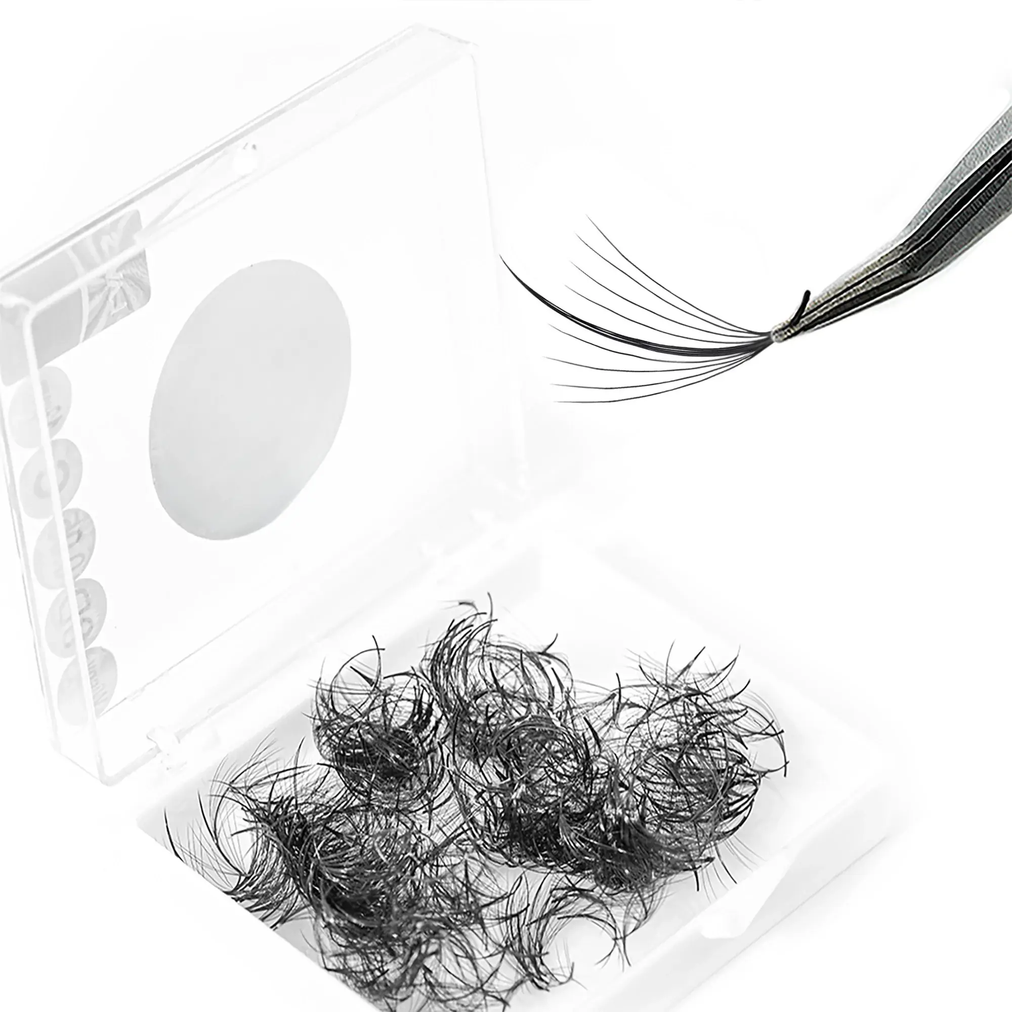 Wispy ultra-speed 9D Premade Eyelash Fans Hot Selling Fashionable Using For Beauty Pack In Shockproof Box Made In Vietnam 5