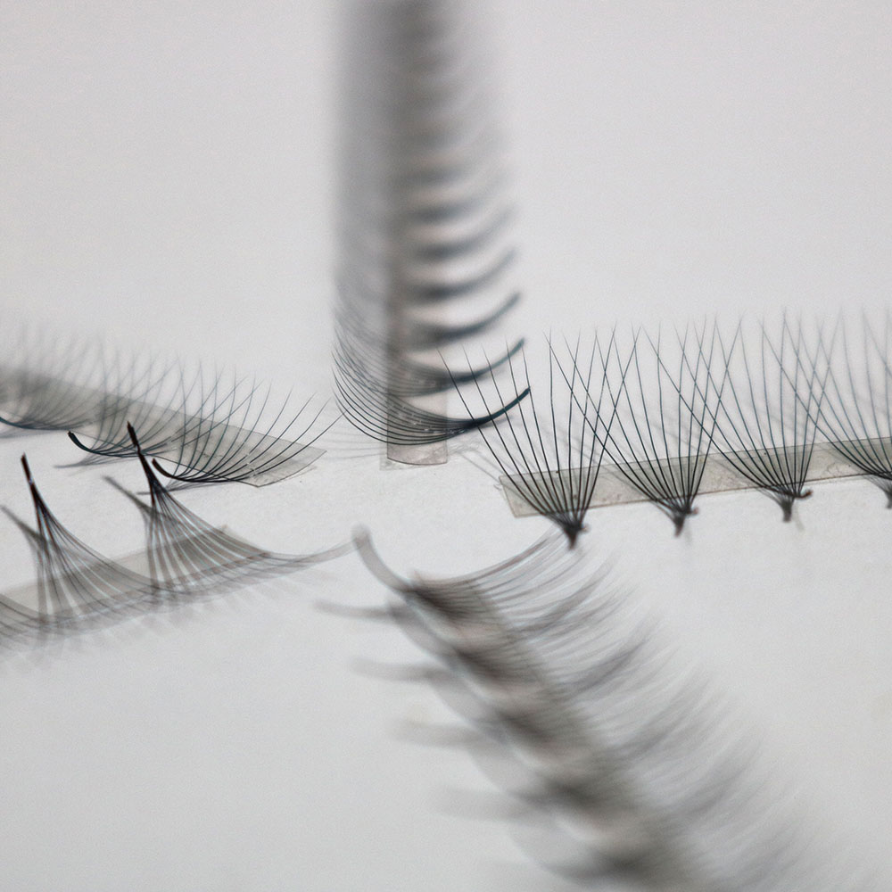 High Quality Environmental friendly Thickness Hand Made ULTRA-SPEED PROMADE FANS NARROW 10D 0.05 Fan Eyelashes with C CC D Curls 1