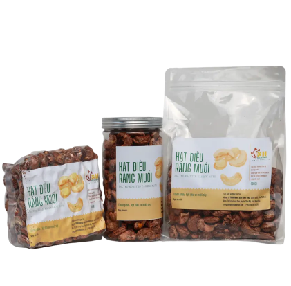 White Cashew Nut Rich Protein Crunchy Using For Food Salted Carton Box Plastic Wrap Vietnamese Manufacturer 1