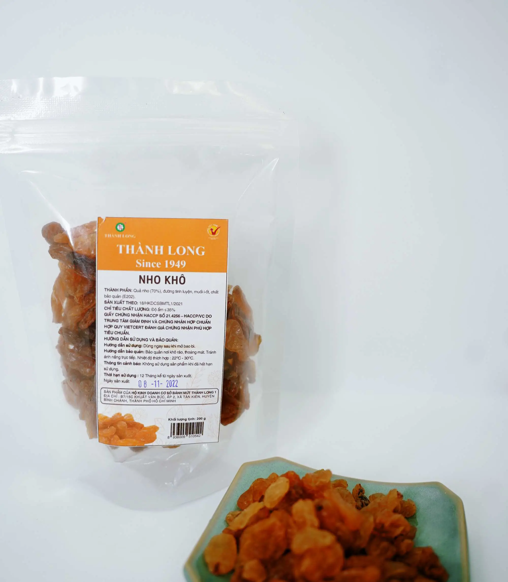 HACCP Raisins High Quality Per OPP Bag Fresh Fruit Soft Organic Fruits Product of Vietnam From Vietnam Manufacturer  7