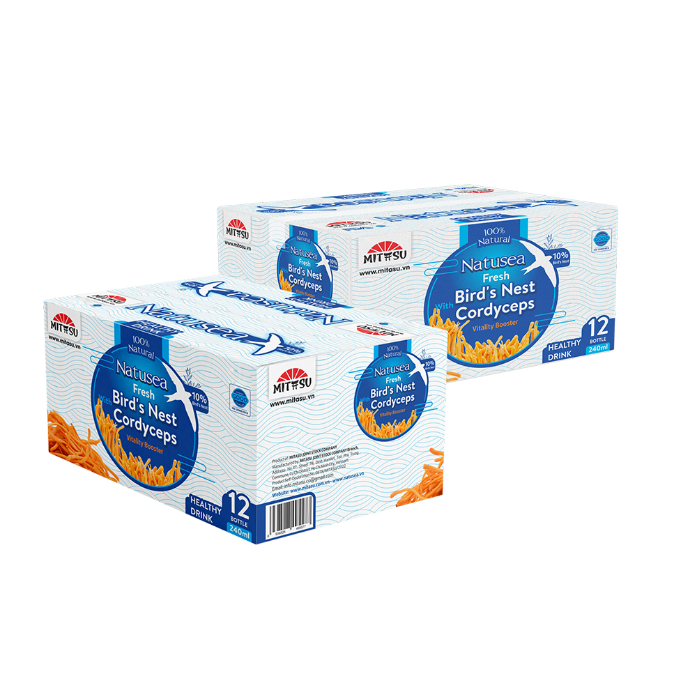 Fresh Bird'S Nest With Cordyceps Professional Team Rock Sugar Puree Mitasu Jsc Carton Box Vietnam Manufacturer 4